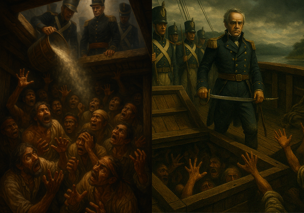 Pará: Why It Is Called the Lone Star 1 Belém Brazilian British soldiers executing prisoners in the Brig Palhaço massacre in Pará, Brazil, 1823